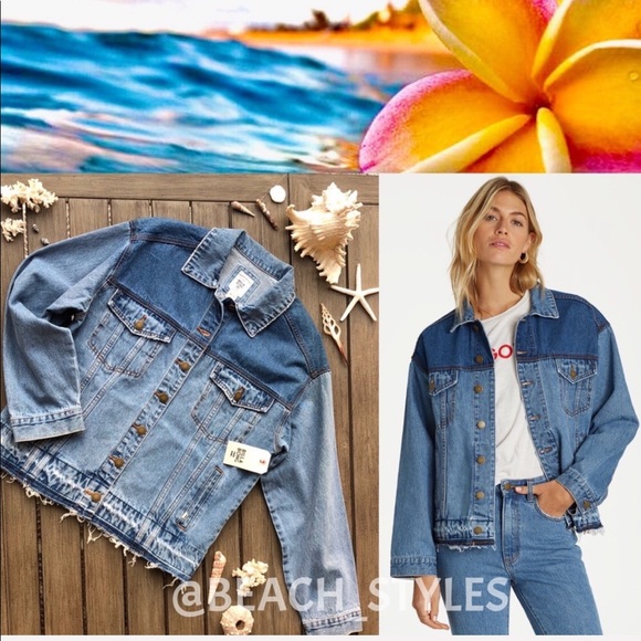 Billabong Jackets & Blazers - 🌴🔆BILLABONG-LOVE IN PIECE JEAN JACKET🔆🌴